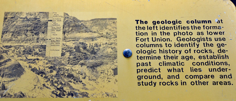 sign about geologic columns
